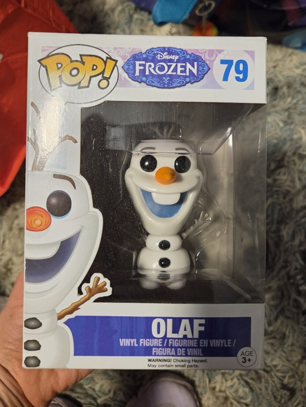 Funko Pop! Disney Frozen Olaf Vinyl Figure — White, Orange, Black, Blue